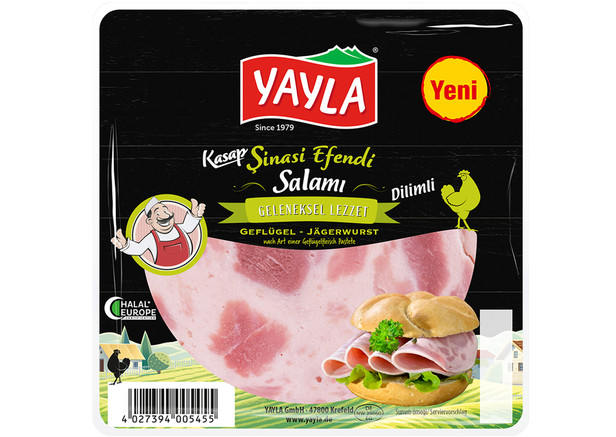Yayla Geflügel Jägerwurst - Sinasi Efendi Salam 150g