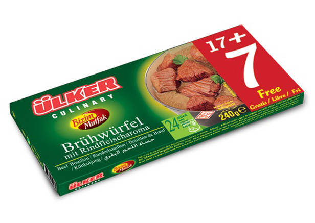 Ülker Brühwürfel mit Rindfleischaroma - Sigir Bulyon 24lu 240g