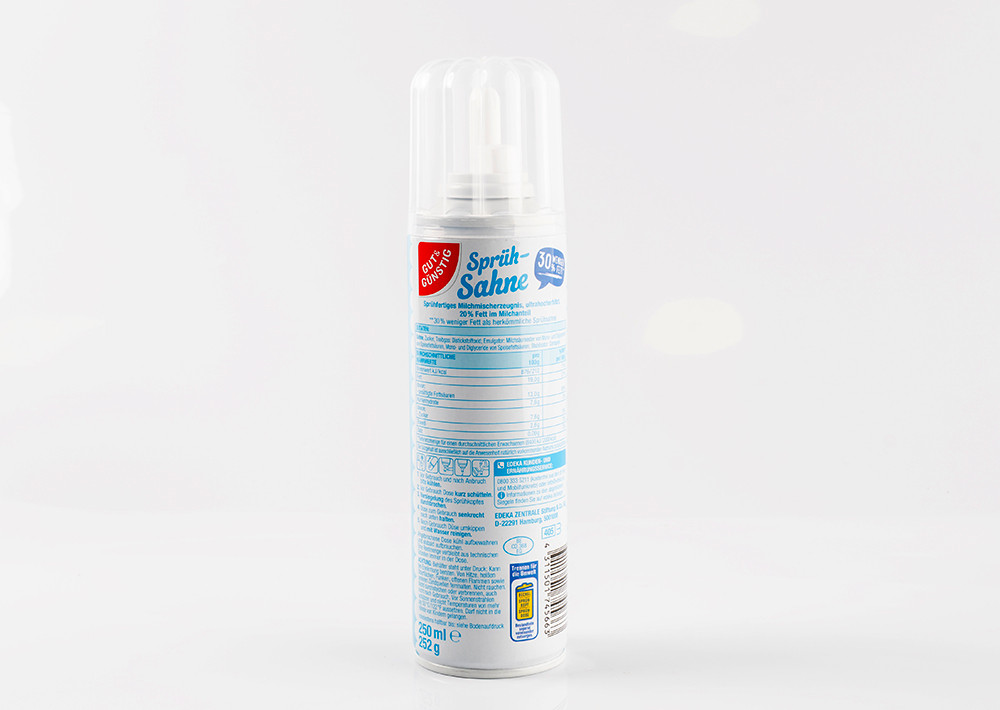 Sprühsahne 30% weniger Fett - Krema %30daha az yagli 250ml