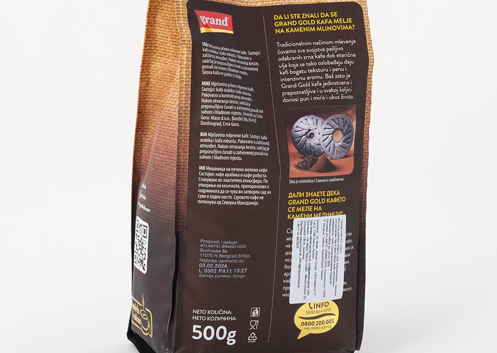 Grand Gold Kaffee - Öğütülmüş Kahve 500gr