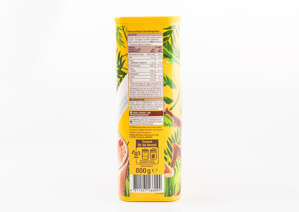 Choco Drink Kakaohaltiges Getränkepulver - Kakaolu Icecek Tozu 800g