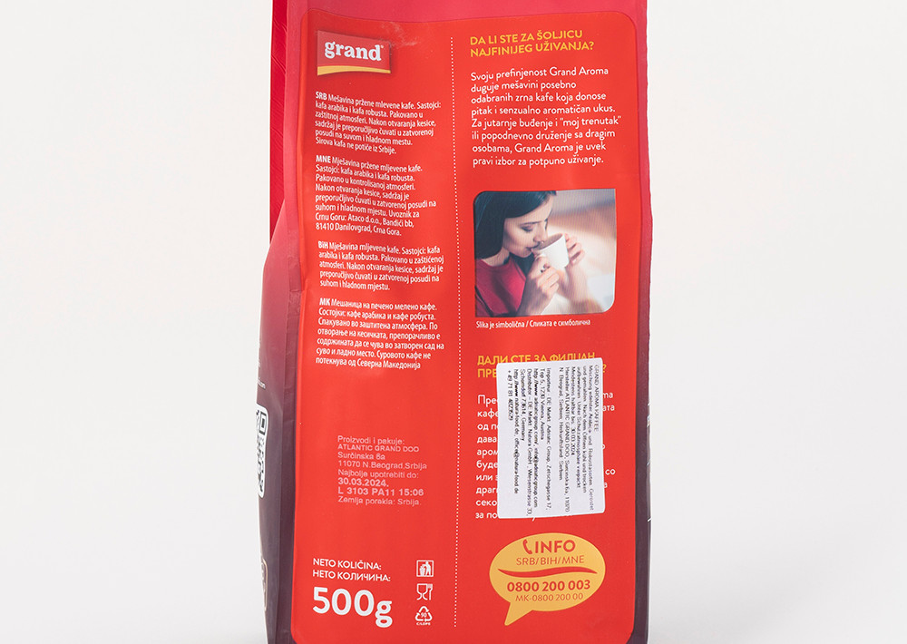 Grand Aroma Kaffee - Kahve 500gr