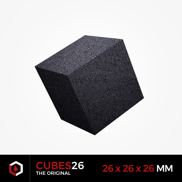 BLACKCOCO's Cubes26 Premium Shisha Kohle Box - 1 KG