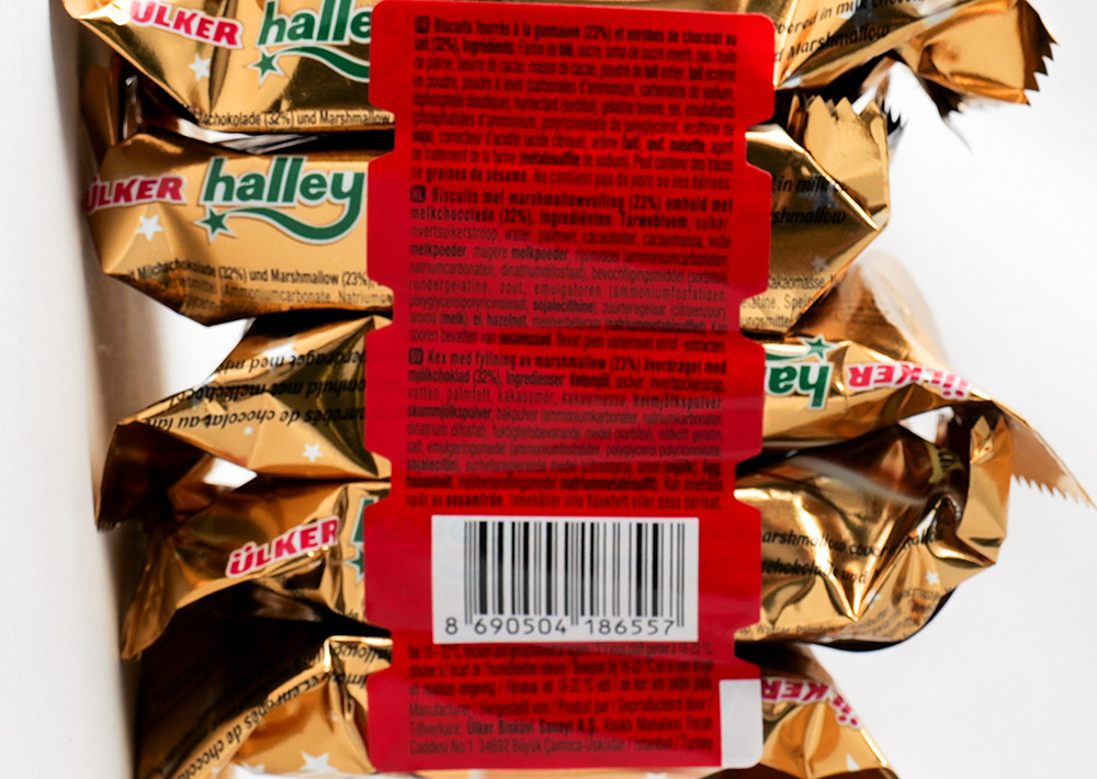 Ülker Halley Bisküvi 5li 150g (5x30g)