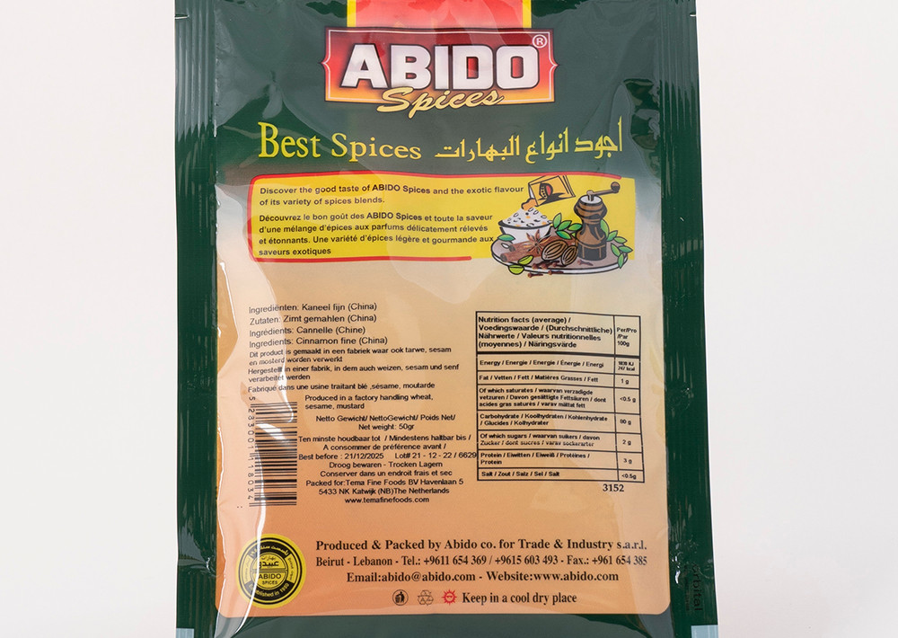 Abido Zimt - Toz Tarçın 50gr