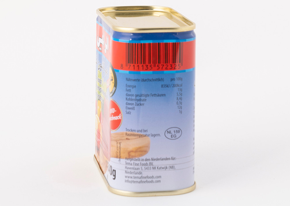 AL-RAII Fleischerzeugnis aus Hühnerseparatorenfleisch und Rindgeschmack- Dana Eti Aroması 340gr