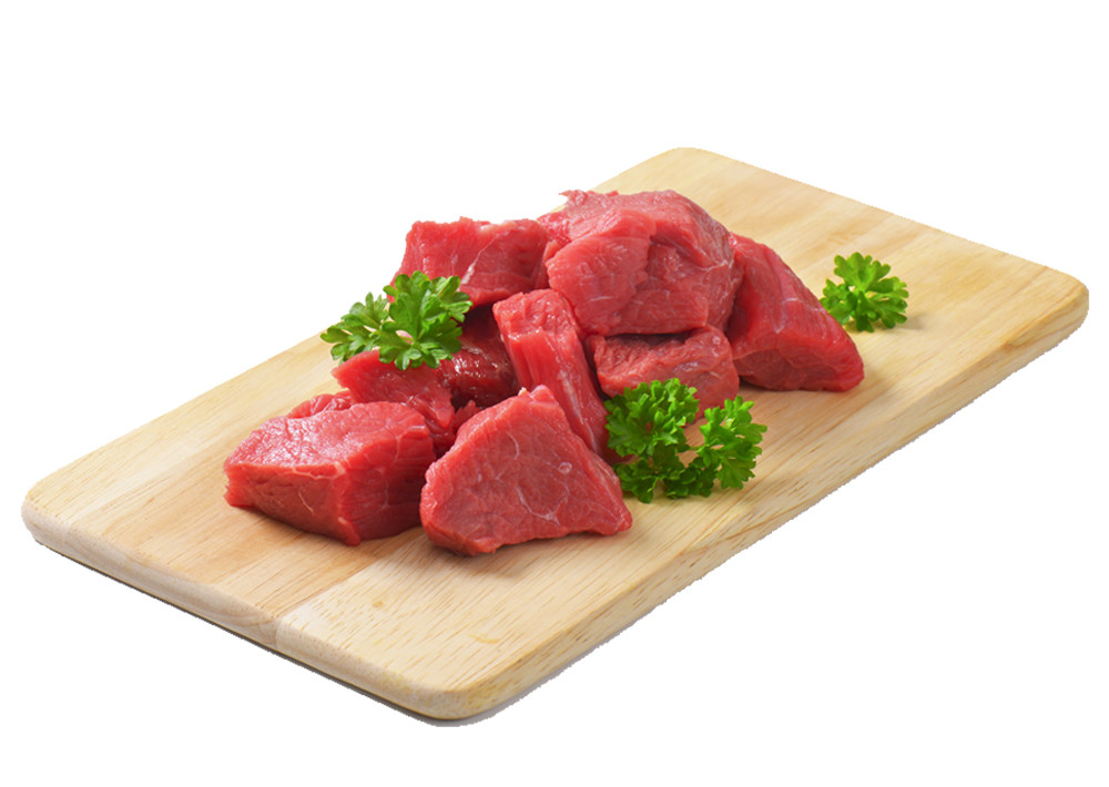 Rindergulasch mit Fett - Sığır Kuşbaşı Yağlı 1Kg