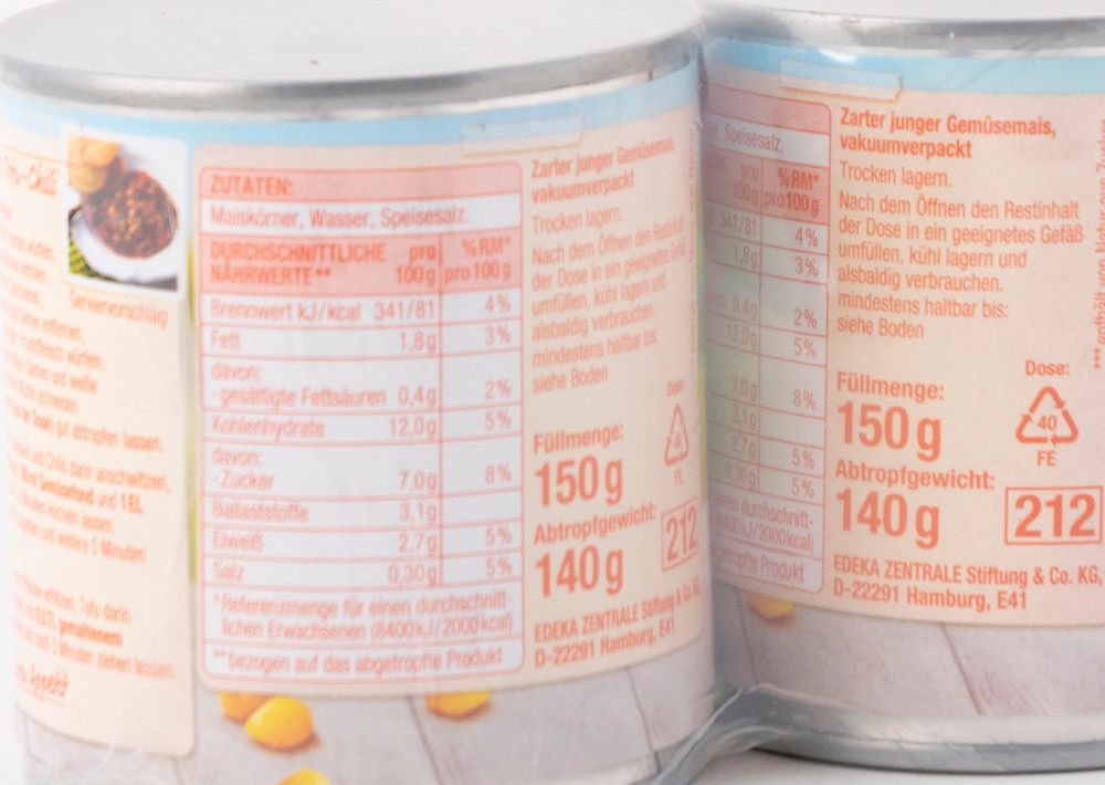 EDEKA Sonnenmais - Konserve Mısır 3x150gr