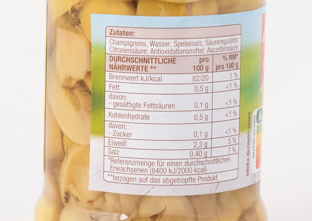 EDEKA Champignons - Mantar 170gr