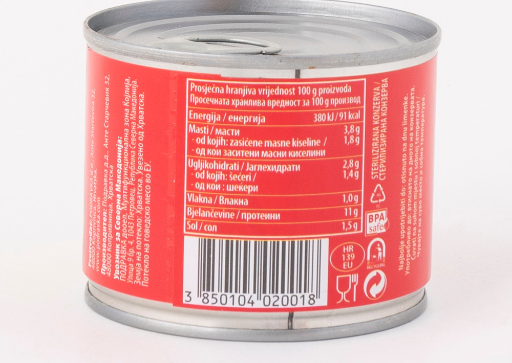 Podravka Rindergulasch - Dana Eti Gulaş 200gr