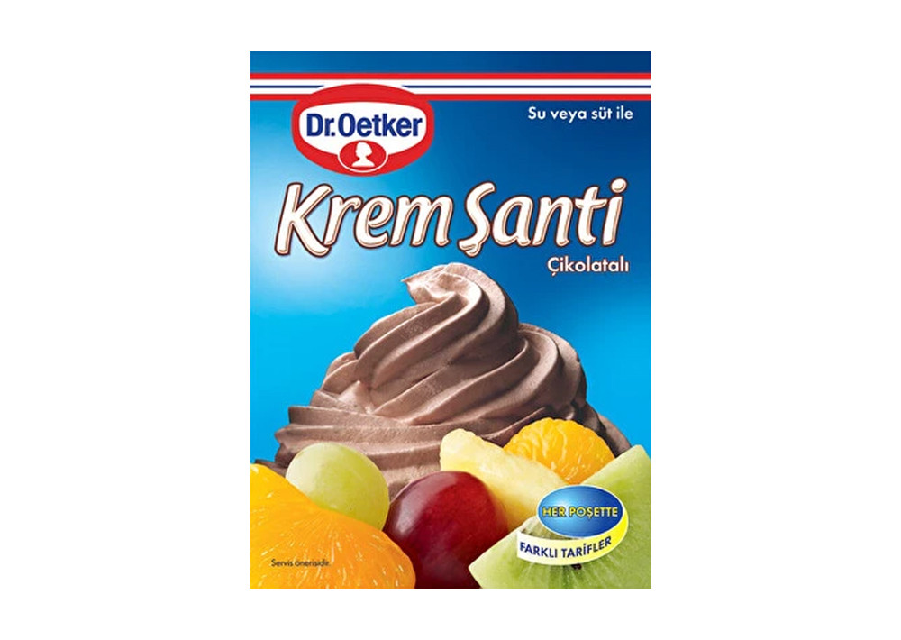 Dr Oetker Schlagsahne mit Schokoladengeschmack - Krem Santi Cikolatali 80g