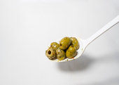 Grüne Oliven Pikant - Baharatlı Yeşil Zeytin 100gr