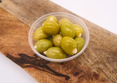 Grüne Oliven mit Mandel - Yeşil Zeytin Bademli 100g