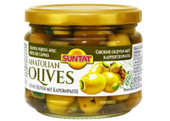 Suntat Grüne Oliven m. Kapernpaste - Kapari Yesil Zeytin 300ml