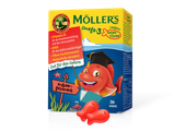 Möller's Omega-3 Gelee-Fische Erdbeer 36 ST