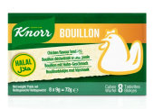 Knorr Chicken Flavour Bouillion - Tavuk Bulyon 8x9g