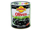 Suntat Schwarze Oliven m. St. leicht ges. - Siyah Zeytin Az Tuzlu Cekirdekli 800g