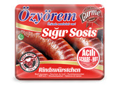 Özyörem Rindswurst Scharf - Sığır Sosis Acılı 800g