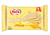 Halk Muz Aromali Gofret 500g