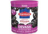 Marmara Devasa Gemlik Schwarze Oliven - Siyah Zeytin Az Tuzlu 450g