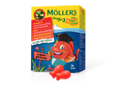 Möller's Omega-3 Gelee-Fische Erdbeer 36 ST