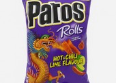Patos Hot Chili & Lime Rolls Chips 61g