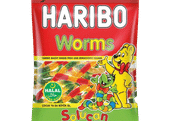 Haribo Fizz Worms Halal Würmer Sauer - Eksi 80g