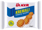 Ülker 8li Kremali Vanilya Bisküvi 576g (8x72g)