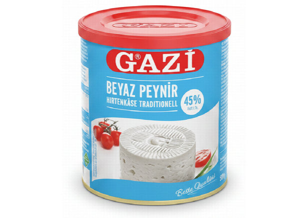 Gazi Hirtenkäse 45% Fett - Beyaz Peynir 500g