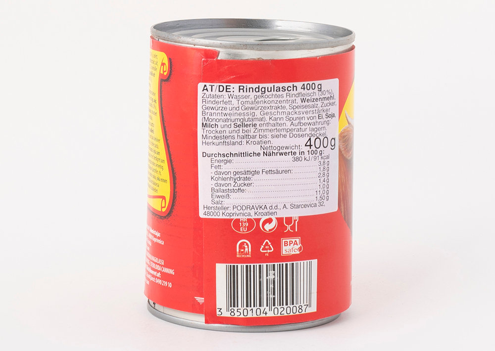 Podravka Oksegullasch - Öküz Gulaşı 400gr