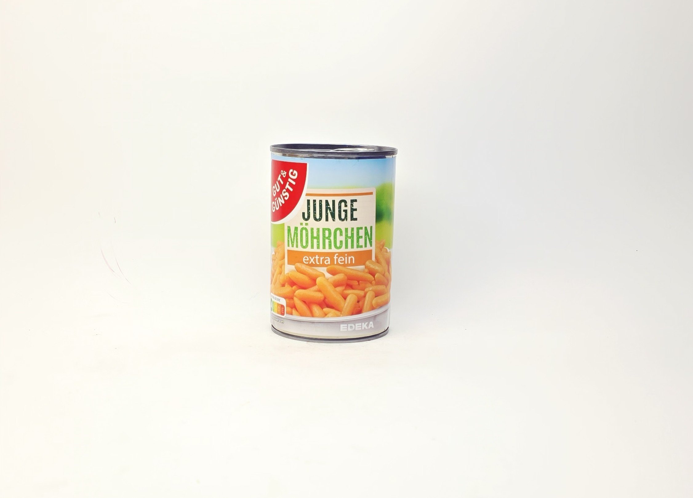 Gut & Günstig Junge Möhrchen Extra Fein Dose  - Taze Inçe Havuç Teneke 400g