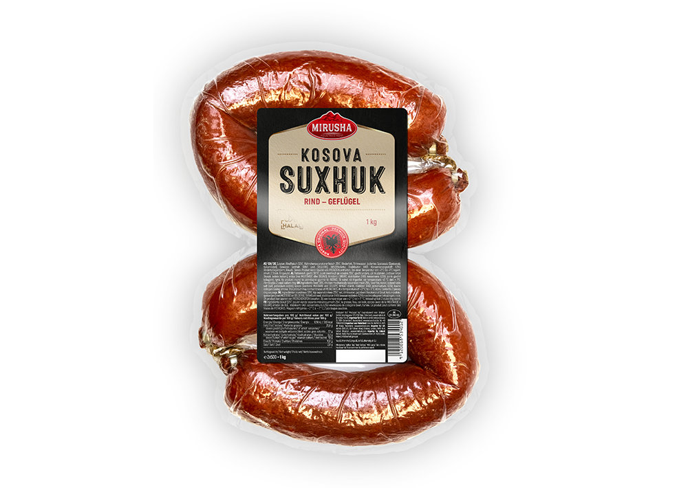 Mirusha Kosovo Suhux Rind & Geflügel - Sığır ve Tavuk Sucuk1000g