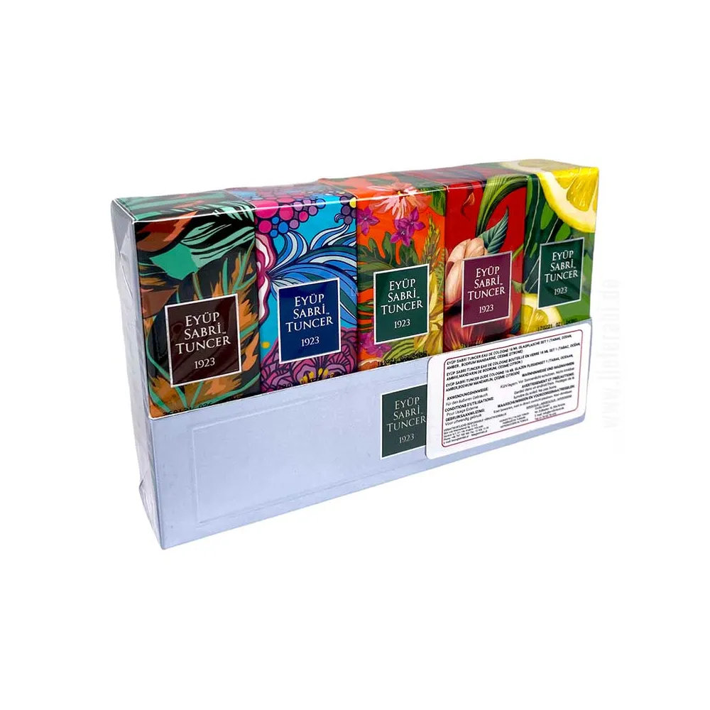 Eyup Sabri Tuncer 16ml Silindir Cam 5li Set 80ml - Kölnisch Wasser 5x80ml