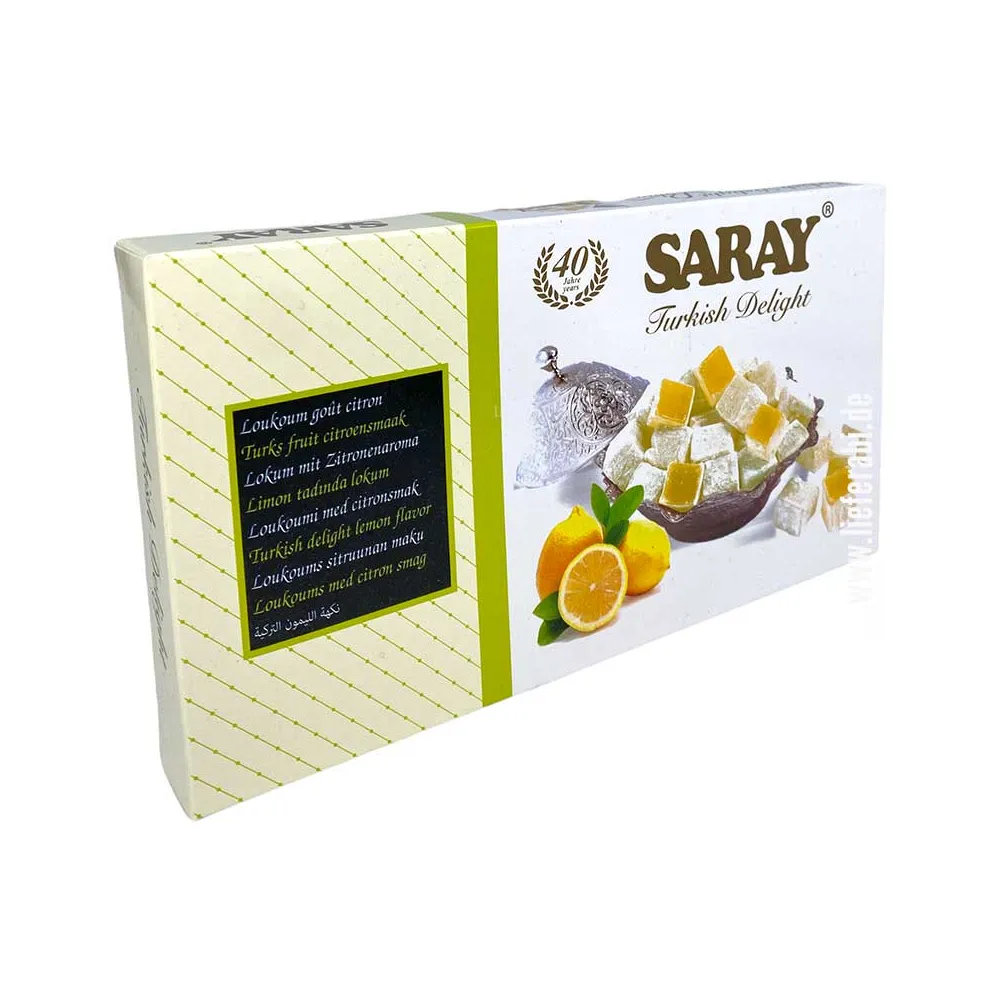 Saray Lokum mit Zitronenaroma 400g