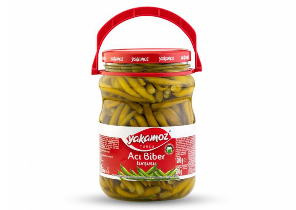 Yakamoz-Scharfe Peperoni-Aci Biber Tursusu 500g