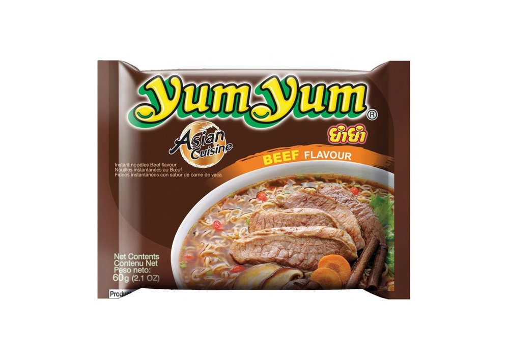 Yum Yum Instantnudeln mit Rindfleischgeschmack 60g