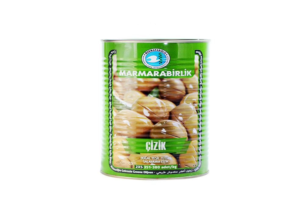 Marmarabirlik Grüne Oliven Gekratzt - Çizik Yeşil Zeytin 400g