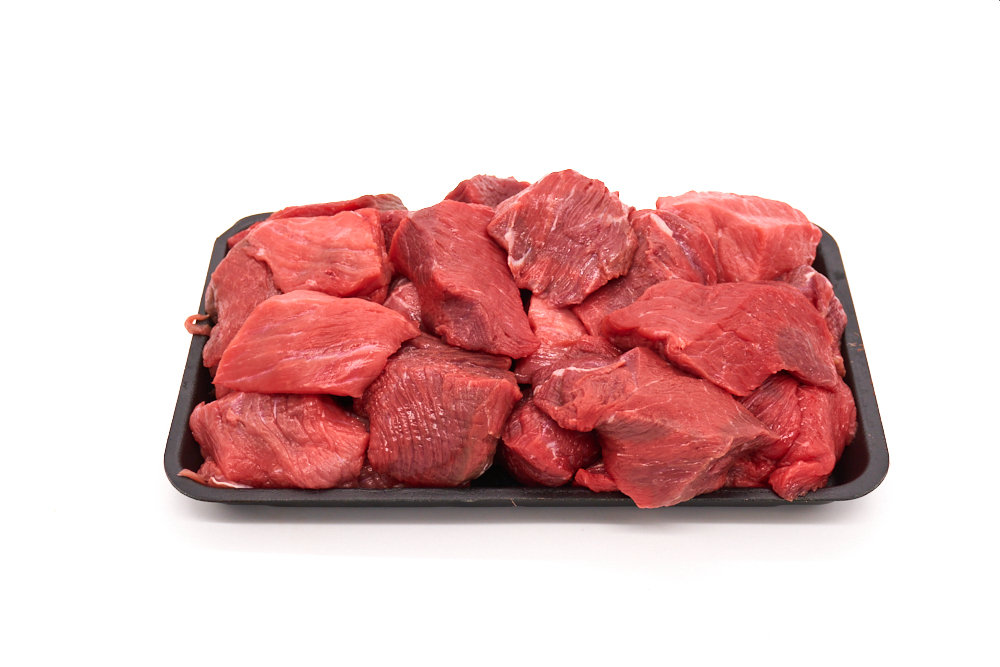 Rindergulasch mager - Sığır Kuşbaşı Az Yağlı 1Kg