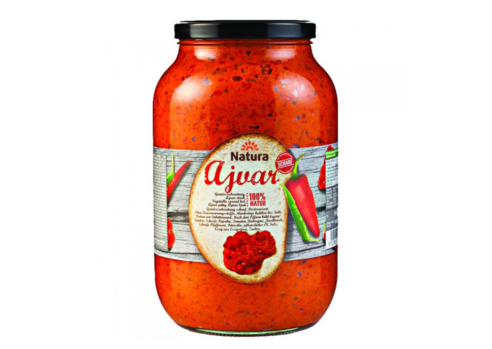 Natura Ajvar Scharf - Ajvar Acı 2500g