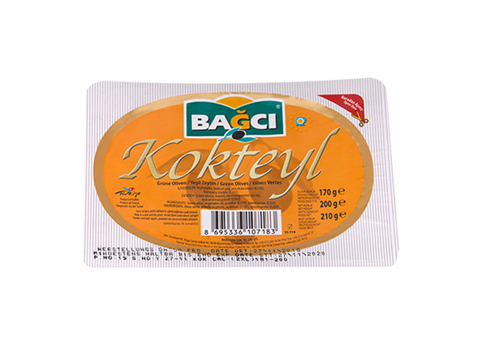 Bağcı Grüne Oliven Kokteyl -  Bagci Yeşil Zeytin 170g
