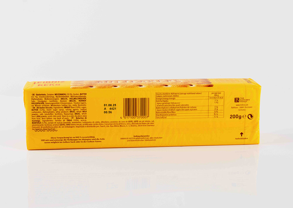 Leibniz Original Keks- Leibniz Tereyağlı Bisküvi 200 g
