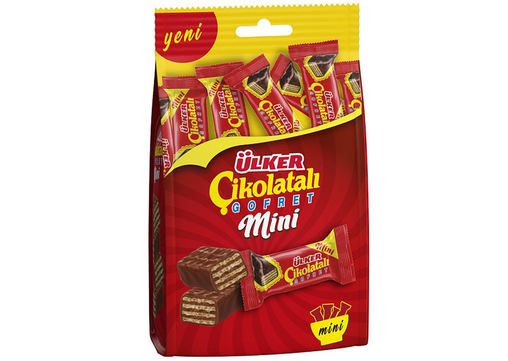 Ülker Cikolatali Gofret Mini Paket 82g