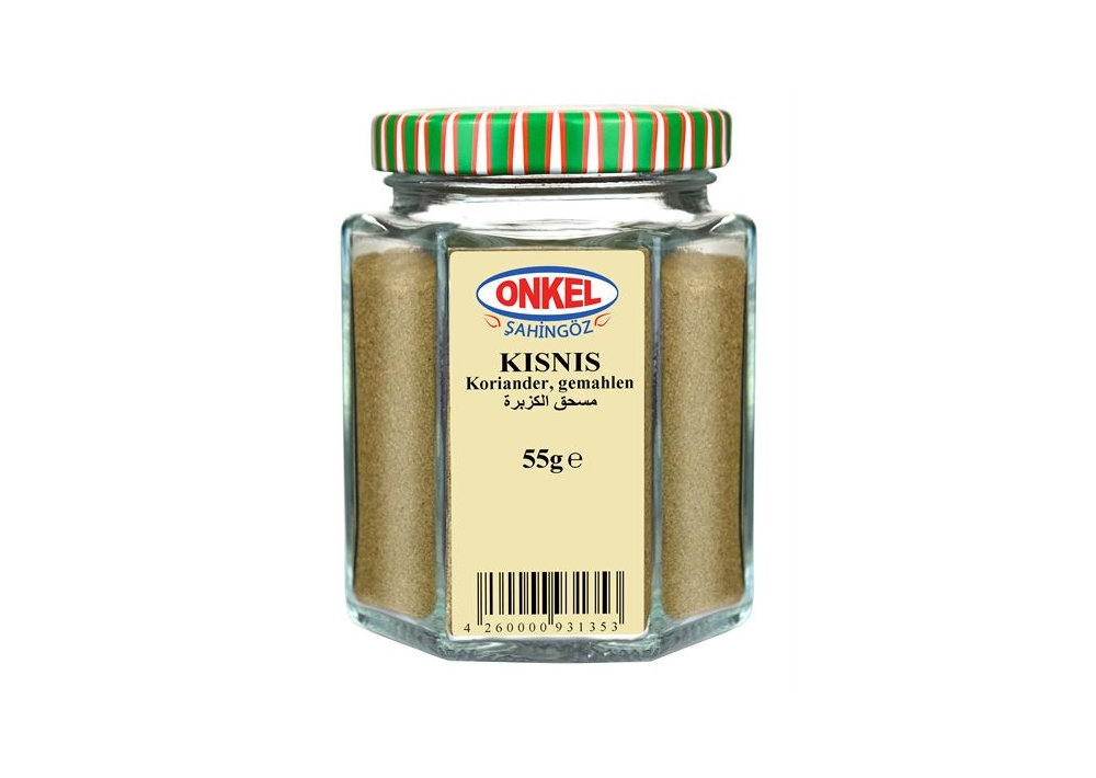 Koriander Gemahlen Im Glas - Onkel Toz Kisnis Cam 55 G