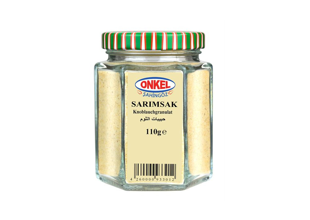 Knoblauchgranulat Im Glass - Onkel Sarimsak Granulat Toz Cam 90 G