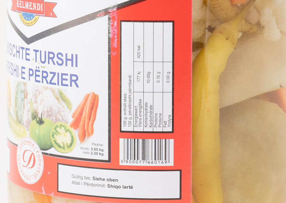 Kelmendi Gemischte Turshi - Karışık Turşu 1400g