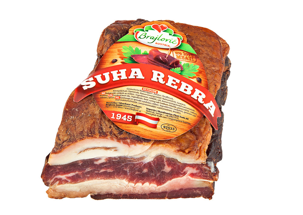 Brajlovic Geräucherte Rinderrippen - Dana Kaburga 300g