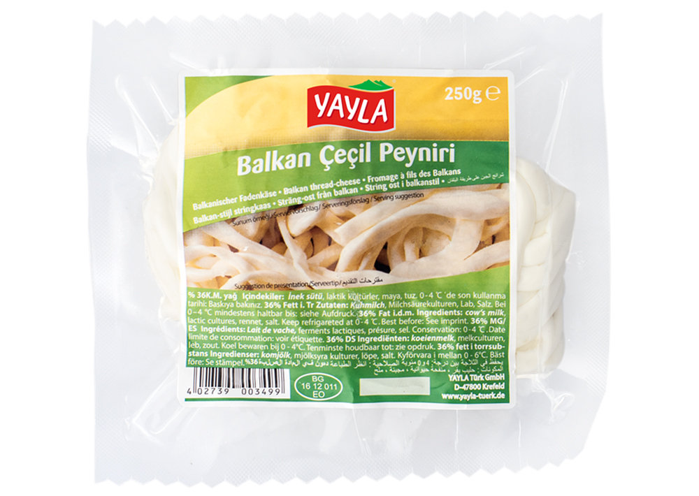 Yayla Balkanischer Fadenkäse - Balkan Cecil Peyniri 250g