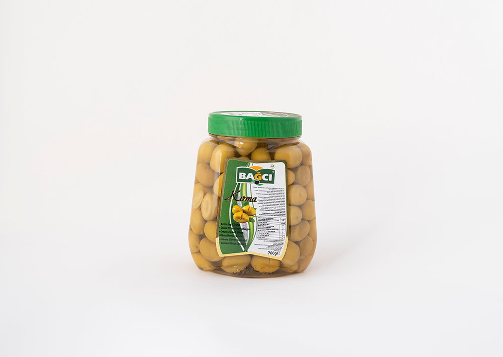 Bağcı Grüne Oliven Kırma - Bagci Yeşil Zeytin 700gr