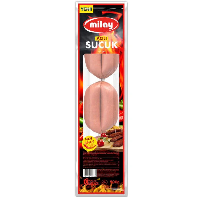 Milay scharfe Sucuk - Acılı Sucuk 500g