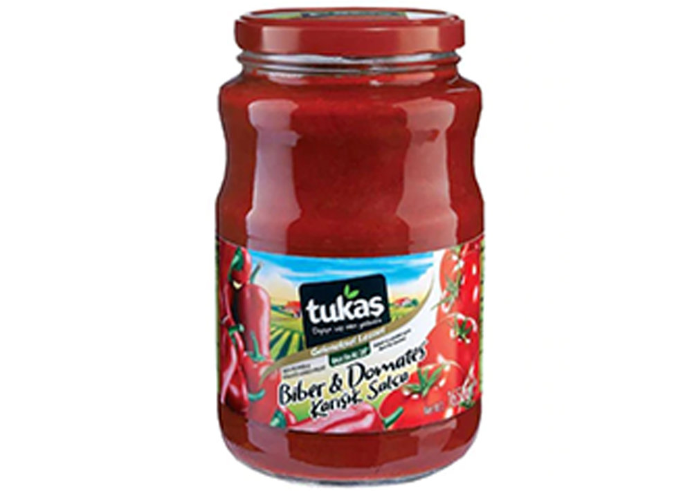 Tukas Tomaten Paprika Mark Mix - Domates Biber Salcasi Karisik 1700ml
